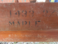 <€€ Vintage Jenny Lind Maple Spindle Twin Size Headboard/Footboard without rails