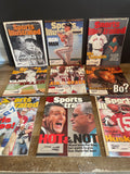 +^ Vintage SPORTS ILLUSTRATED Magazine Lot/18 1995 Montana Garnett Tyson Daly Maddux Jordan