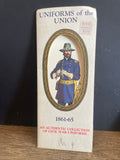 +^ Vintage Uniforms of the Union 1861-65 Civil War (7) 7.5” H Card Set Ephemera