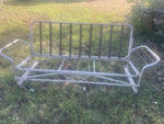 £* Vintage Aluminum Patio Lawn Chaise Lounger Frame Only