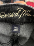 +* Womens/Juniors Size 2 26” Waist Short Universal Thread Black Jeans High Rise Jeggings Skinny Stretch