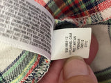 +* Women Juniors XSmall Old Navy Long Sleeve Red Blue Green Plaid Flannel Small Lightweigh