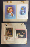 +* Vintage (27) Used Christmas Holiday Greeting Cards Crafts Scrapbooking