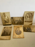 Antique Vintage Lot/6 Photo Post Cards B&W Eastern Photo PostCard Co KC MO MEN