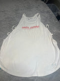 +* Woman’s/Juniors White Medium Under Armour Tank Top Activewear Cotton