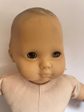 Vintage American Girl Pleasant Company Bitty Baby Doll Brunette Brown Eyes Toys