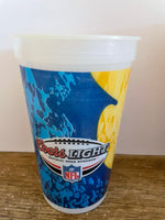 a** Set/4 Coors Light NFL Plastic Cup Super Bowl XXXVII 2008 San Diego Commemorative