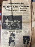 +* AS-IS Vintage S. Dekalb (GA) News/Sun 1961-1980  Reprint 6/27/1979 Kennedy Assassin Newspaper Ephemera