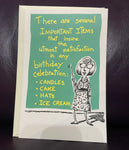 New Greeting Card HAPPY BIRTHDAY HUMOR w/ Envelope Tender Thoughts Cards