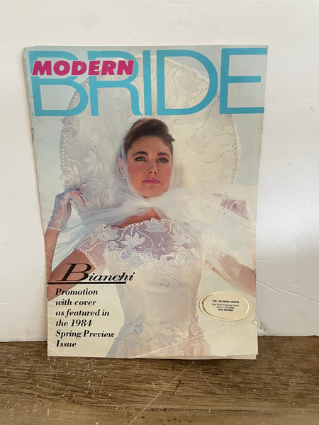 + Vintage MODERN BRIDE Promotion Issue 1984 Spring Preview I DO I DO BRIDAL Center Athens Georgia Ephemera