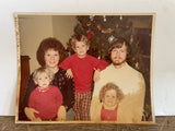+^ Vintage Family PORTRAIT Photograph Christmas 1977