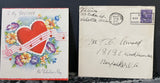 +* Vintage 1946 Used To My Brother On Valentine’s Day Greeting Card Crafts Scrapbooking