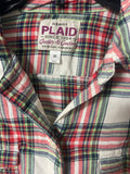 +* Women Juniors XSmall Old Navy Long Sleeve Red Blue Green Plaid Flannel Small Lightweigh