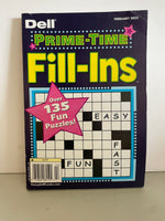 NEW Dell Prime Time Fill Ins 135+ Puzzles February 2022