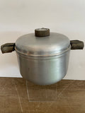 + Vintage HEALTH Craft COOKWARE Aluminum Roasting Pot Pan w/ Gauged Lid