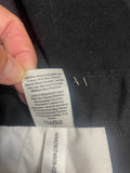 +* Mens Black Classic Fit Flat Front Dress Casual Straight Pants by George 38x29 Slash Pocket