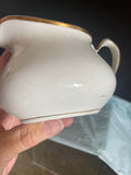Vintage Johnson Bros GROSVENER White China Gold Rim CREAMER 1920s England