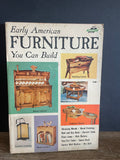 + Vintage Early American Furniture You Can Build Fawcett Book 1963 Softcover