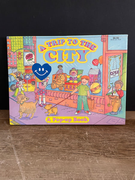 Vintage Children’s Book A Trip To The City Pop-Up by Playmore HardCover
