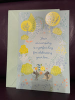 New Greeting Card YOUR WEDDING ANNIVERSARY w/ Envelope American Greetings