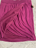 +* Womens/Juniors NWT OLD NAVY Short Skirt Small Purple  Wine Cotton Banded Wrapped Look