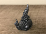 <€€ Vintage 6pc JASCO Pewter Set Donkey Clown Dog Cat Wizard Mouse Miniatures