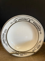 Vintage La Lanterna Ristorante Ceramica Ironstone 3 Piece Set Giovanni Valdarno Italy