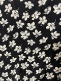 +* Womens/Juniors Small Black Floral Short Dress by Rush