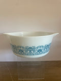 Vintage Pyrex Casserole Dish NO Lid Cinderella Horizon Blue 2.5 QT #475 #23 1969