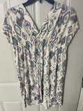 +* Womens/Juniors Large Pink & Blue Aztec Design  Short Summer Dress by Rock&Roll Cowgirl