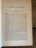 + A HISTORY of ENGLAND Frederick Marcham Inscription Hardcover 1937 Map