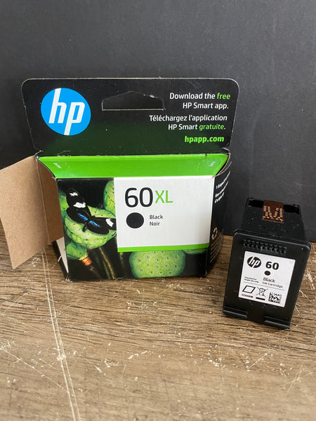€ EMPTY/USED Genuine HP 60XL Replacement Black Ink Cartridge
