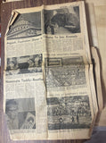 +* AS-IS Vintage Bristol (VA-TN) Herald Courier Senator RFK Kennedy Dies Jun 7 1968 Newspaper