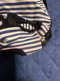 +* Pawaboo Pet Carrier Backpack Adjustable Pet Front Cat Dog Carrier Backpack Blue Stripes