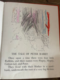 +* Vintage 1955 Children’s Book, The Tale of Peter Rabbit by Beatrix Potter Hardcover Interior Markings