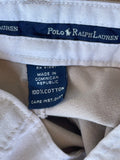 +* Mens Beige Khaki Chino Pants By Ralph Lauren Polo 34x30 Cotton