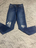 +* Fashion Nova Womens/Juniors Blue Jeans Size 3 Distressed Skinny Stretch