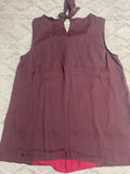 +* Women’s/Junior’s Small Sleeveless Top by Loft Shades of Maroon