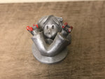 <€€* Vintage Lamb Fine Pewter Figurine Boy Rollerskater Rollerskating