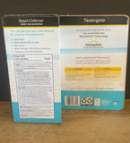 <€€ New Neutragena Dual Pack Beach Strength Defense Water+Sun 60+ SPF Protection Sunscreen Spray Helioplex