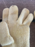 +* Women’s Juniors Yellow Winter Cable Knit Gloves Thick One Size