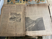 € AS-IS Antique 1903 Newspaper St Louis Globe Democrat Ephemera Delicate Lot#3