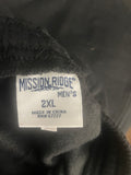 +* Mens New Mission Ridge 2XL Black Joggers Sweatpants Basketball Warm Up Pants Activeware