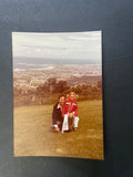 +* Vintage 1970s (7) Small Photographs Toddlers Swimming Dad & Daughter at Wollongong Australia
