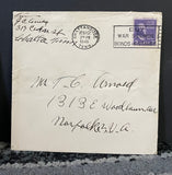 +* Vintage 1946 Used To My Brother On Valentine’s Day Greeting Card Crafts Scrapbooking