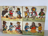 ** Antique Vintage FUNNY JUNGLELAND Moving Pictures Children’s Book W.K. Kellogg 1909 Softcover