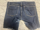 +* Women’s Junior’s Sz 6 28” Waist GAP 1969 Always  Skinny Blue Jeans Cutoff Shorts Distressed