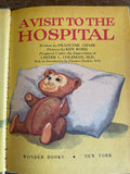 Vintage (3) 1950s Children’s Wonder Books CAN YOU GUESS, VISIT TO HOSPITAL, MOVING DAY