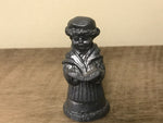 <€€* Vintage RB Michael Ricker Bartlett Pewter Girl Choir Singing Singer Caroling 1988