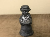 <€€ Vintage RB MICHAEL RICKER BARTLETT Pewter Girl Choir Singing Singer Caroling 1988